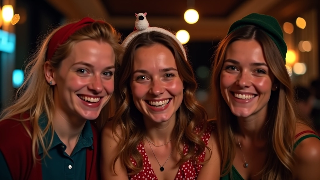 Enthusiastic team members celebrating correct answer during competitive themed trivia round